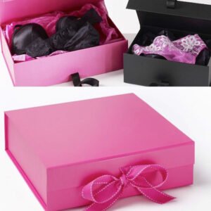 pink ribbon luxury gift box